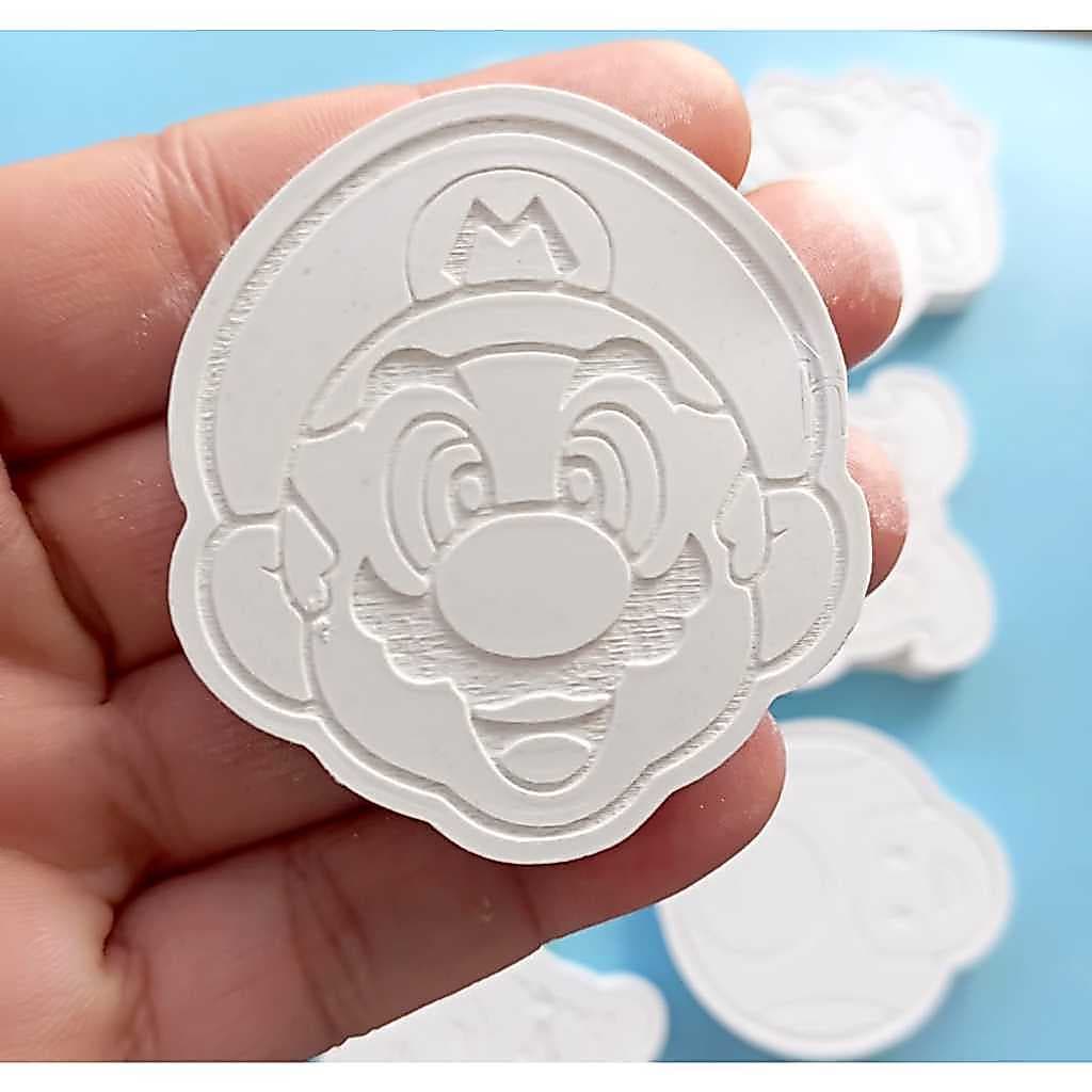 Kit gesso Super Mario para pintura infantil,artesanato,lembrancinha,recreação, diy,oficinas criativas,presente,atividade