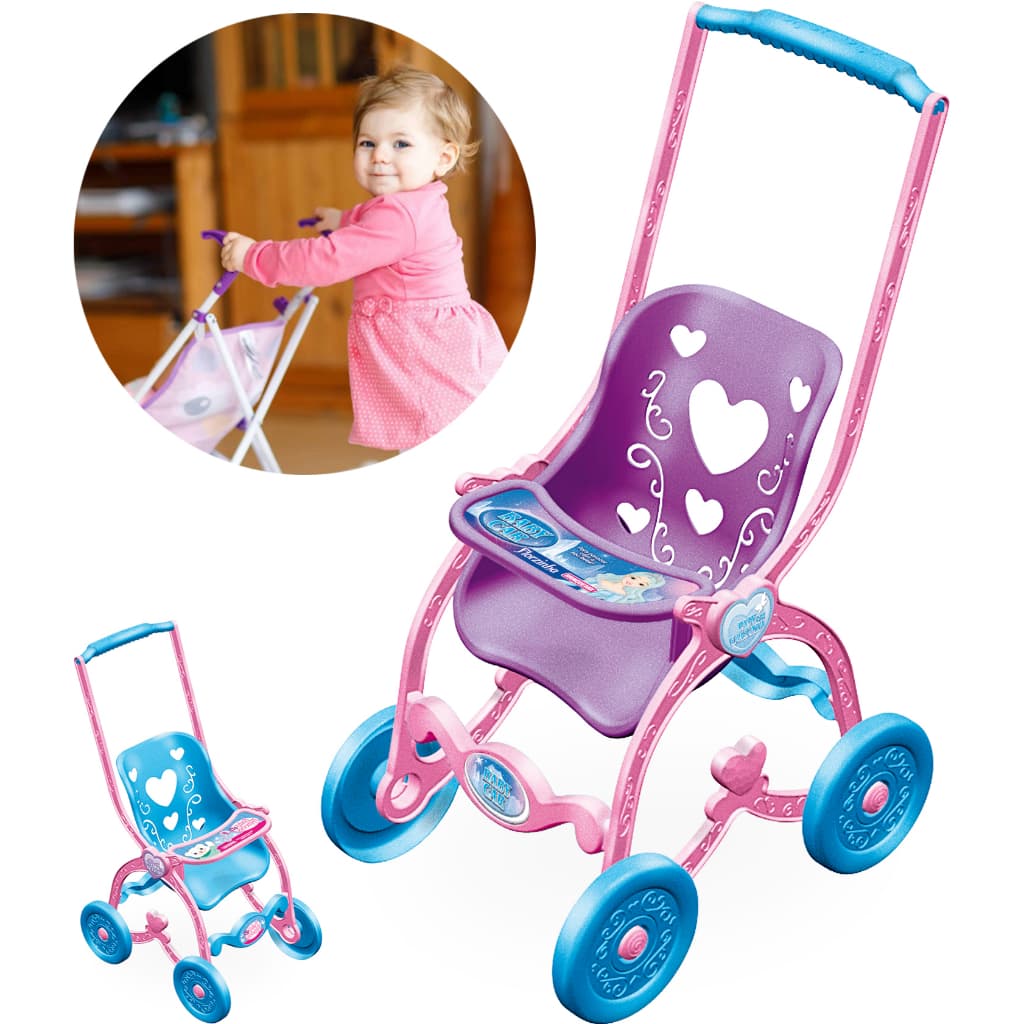 Carrinho de Boneca Baby Alive Bebê Reborn Brinquedo Menina Infantil Passeio Faz de Conta