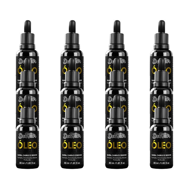 KIT 12x ÓLEO PARA BARBA DON VITOR 30ml 12un
