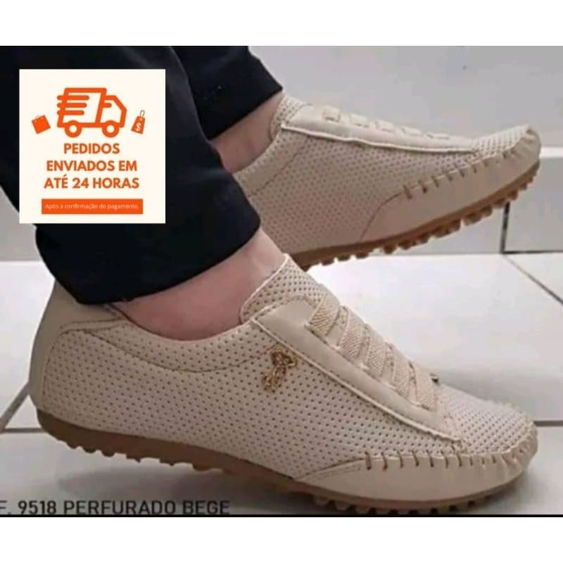 tenis feminino estilo mocatenis confort