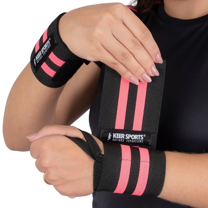 Munhequeira Elástica Profissional Crossfit Lpo Powerlifting