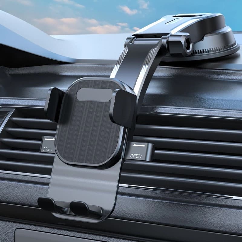Suporte Celular Carro Veicular Trava Automática anti queda