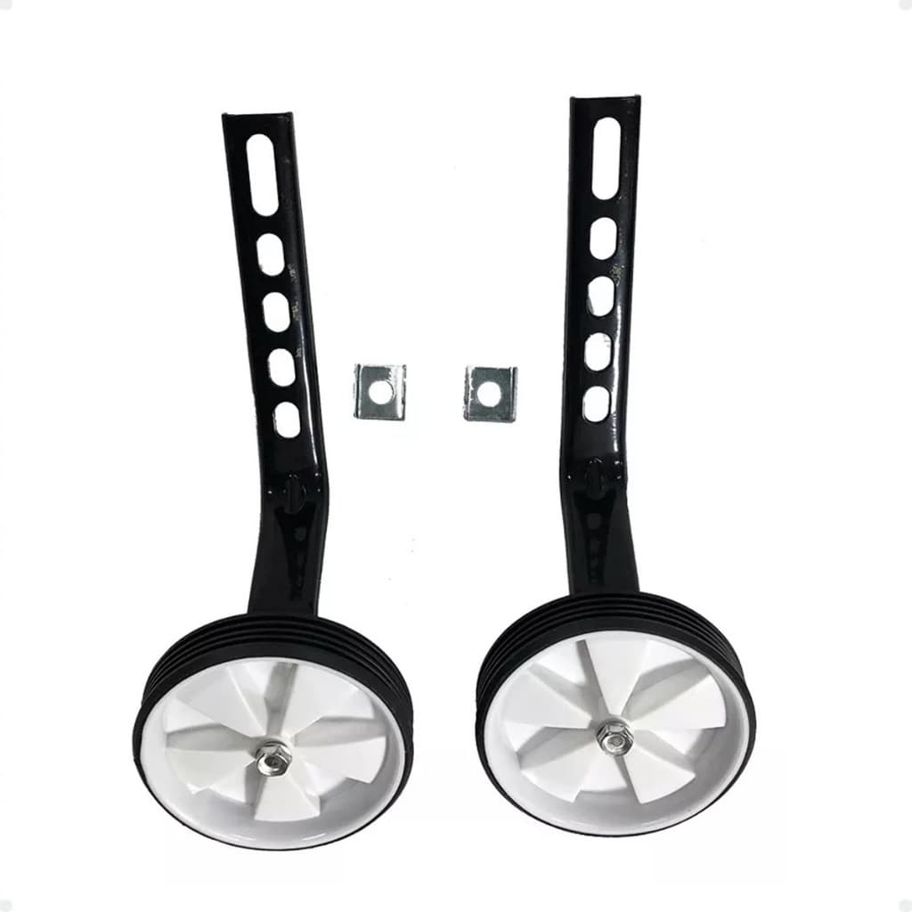 Rodinha Lateral Reforçada para Bicicletas Infantis Aro 12 14 16 20 – Suporte de Aço Ajustável Bike Fácil Instalação