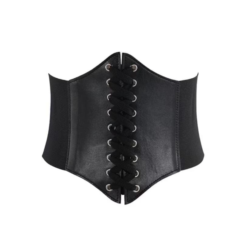 Espartilho Largo Feminino Cinto Elástico Cintura Chincher Para Vestidos e Bodycon
