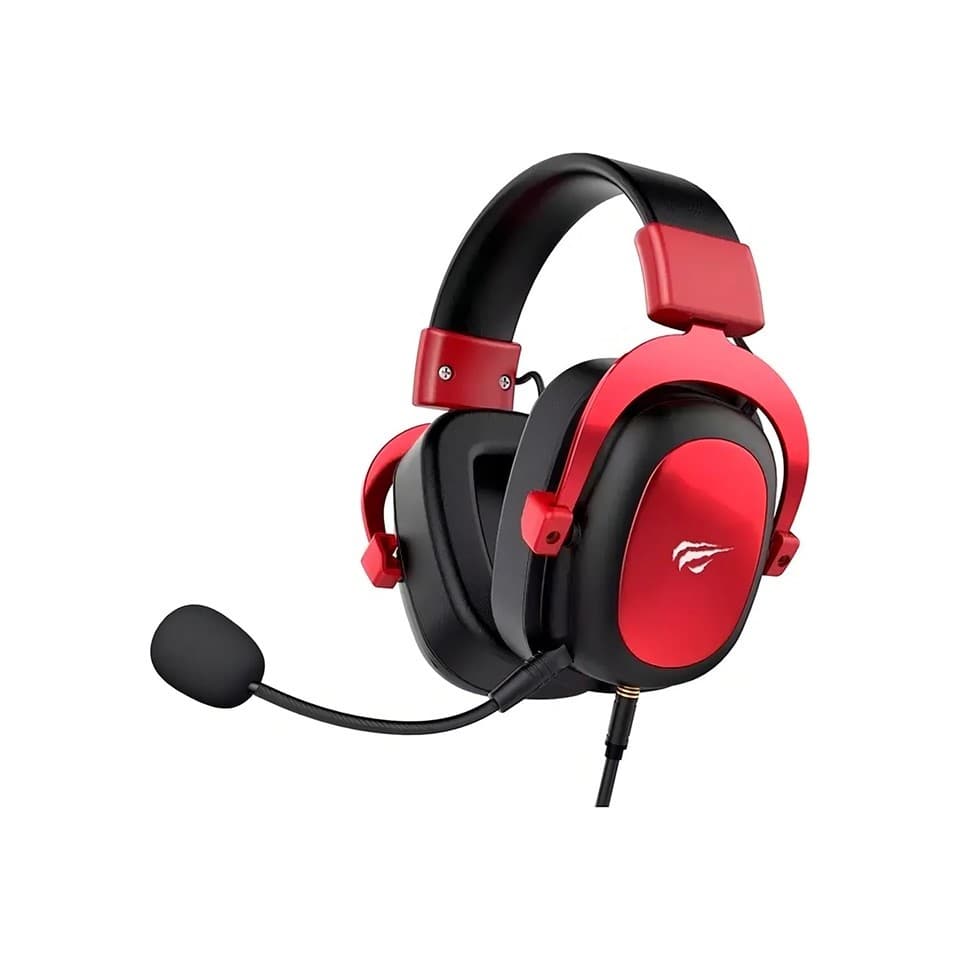 Headset Gamer Havit H2002d Fone De Ouvido Over-ear Gamer Vermelho Compatível Com Ps4/ps5/xbox/one/series/pc