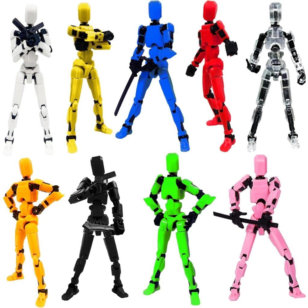 Boneco Dummy 13 Boneco Articulado Action Figure Brinquedo Educativo , Acessórios