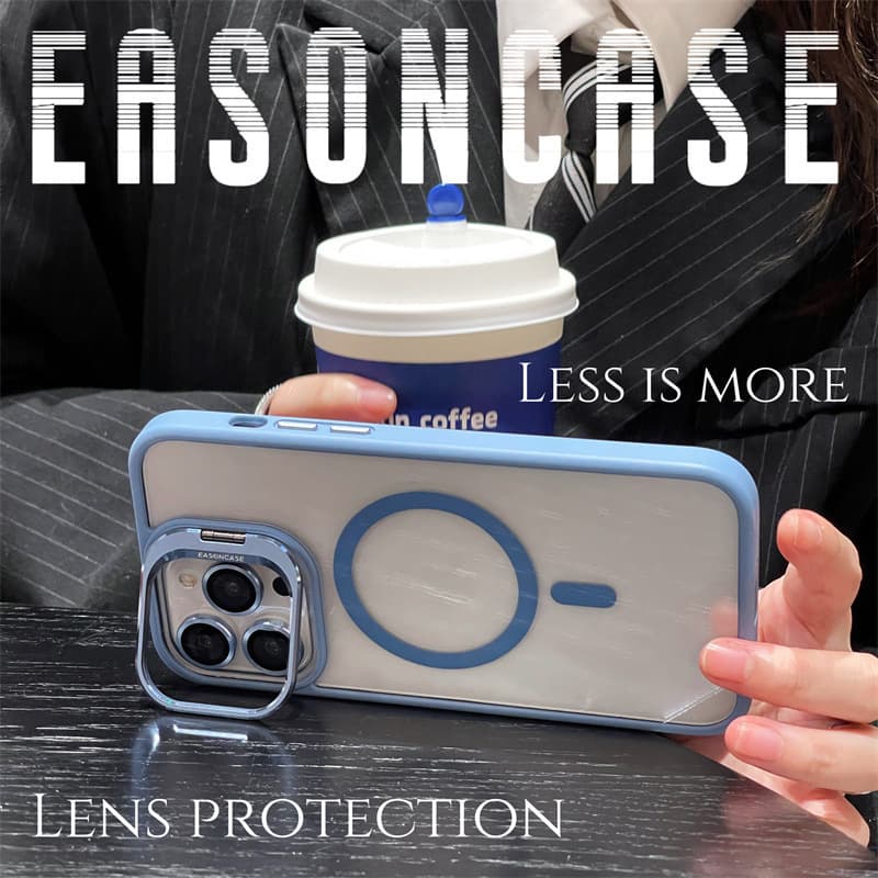 Capa Magsafe + Película anti Spy Compativel Para iphone 16 15 14 13 12 11 Pro MAX — imagem 2