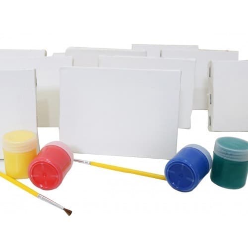 Kit Pintura Infantil Sem Personalização Embalado com Celofane Presente Aniversário Lembrancinha