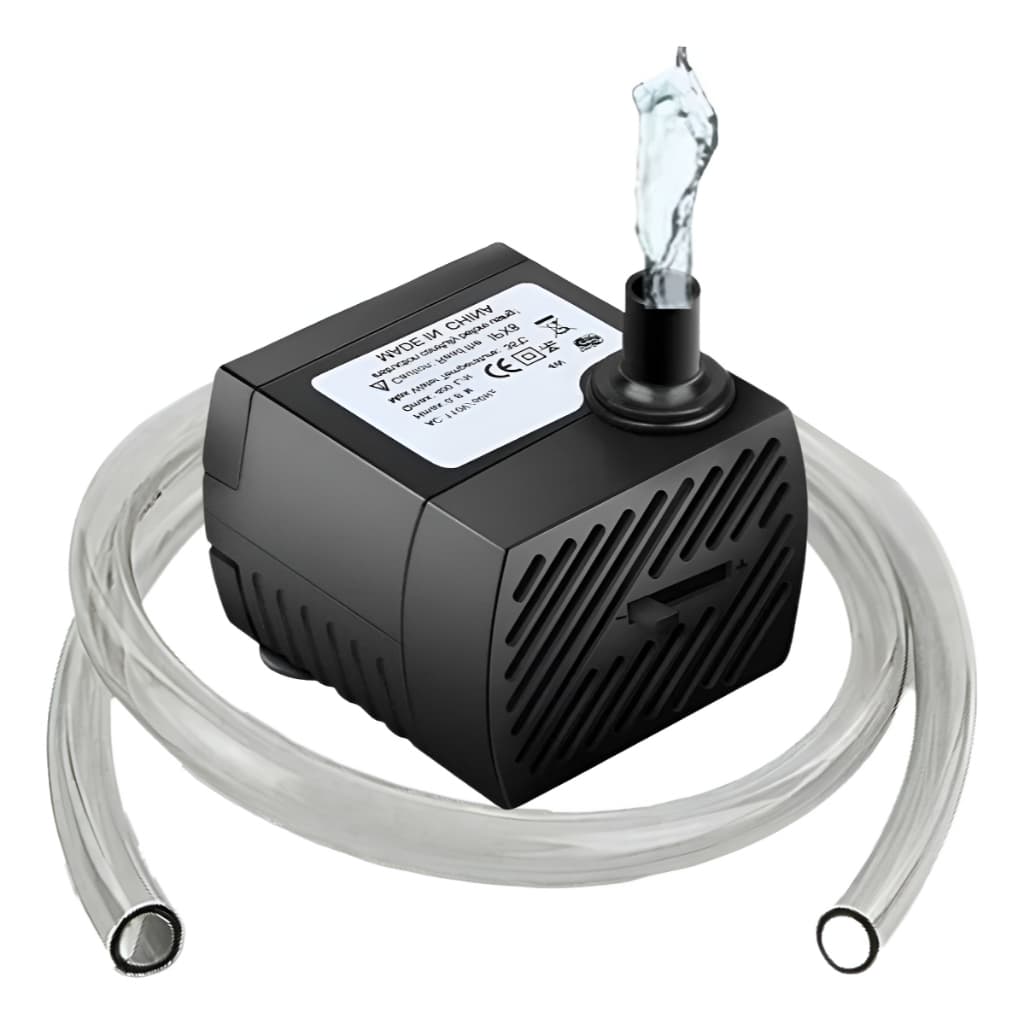 Bomba Submersa Bombinha Motor Aquário Fonte Água Bebedouro Pet + Mangueira