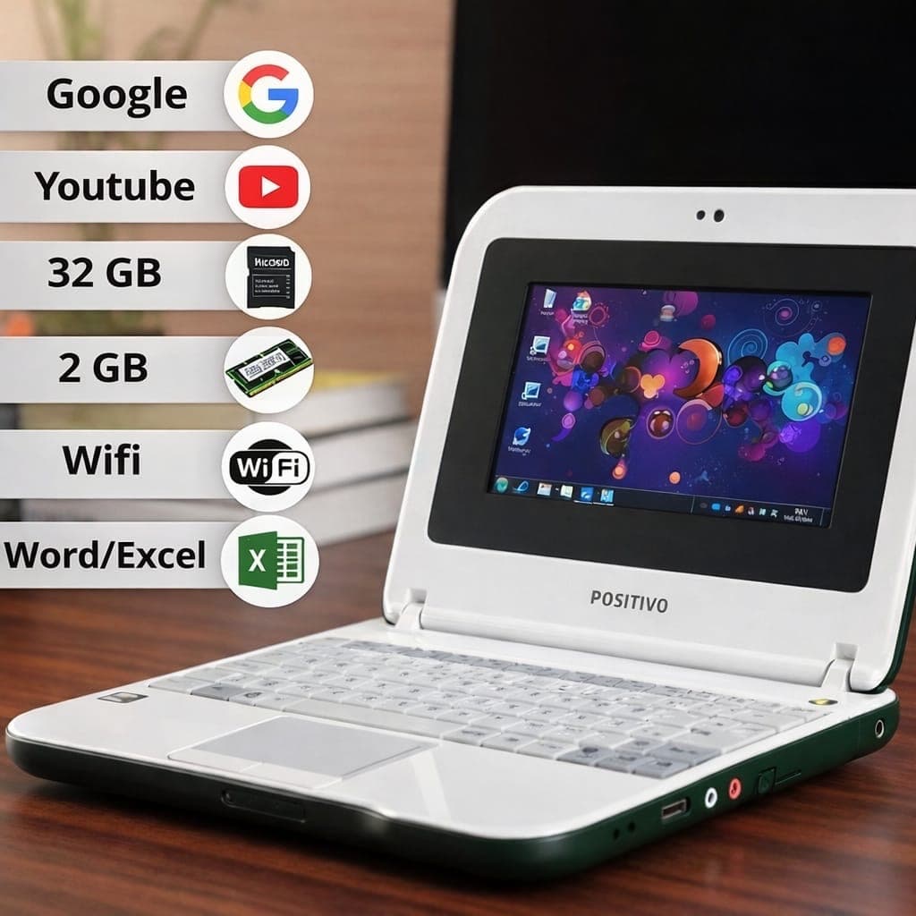 Netbook Positivo Novinho 2GB RAM