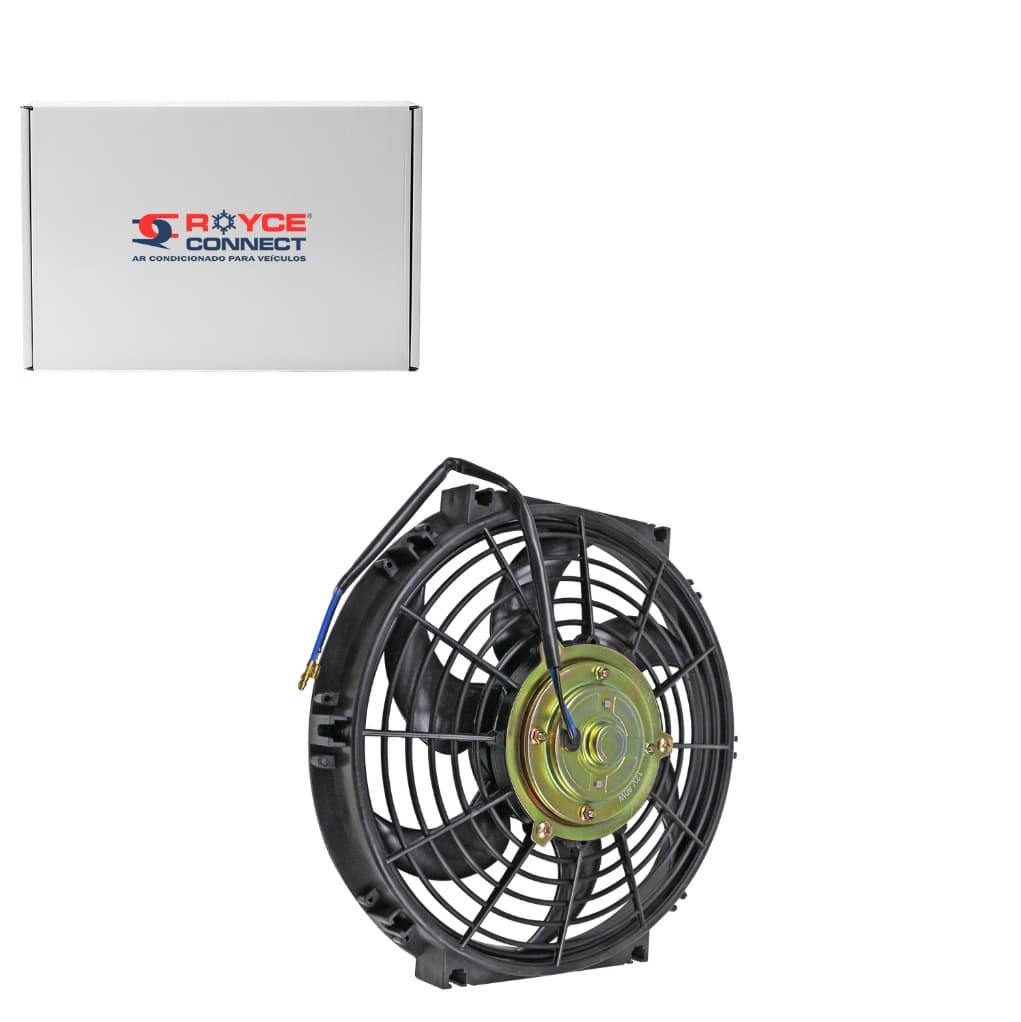Eletroventilador Ar Condicionado Universal 10 Polegadas 12V (Soprante)