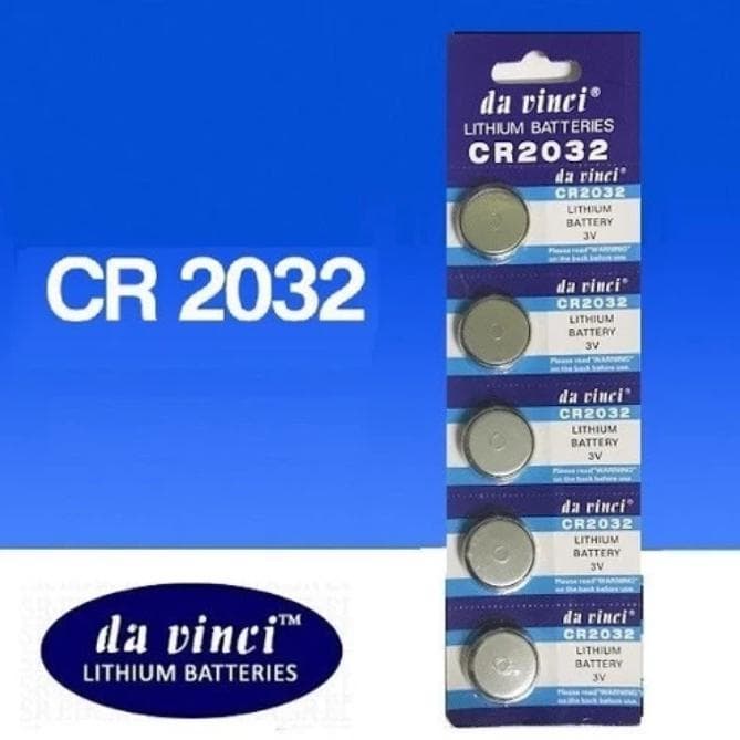 CR2032 3V com 1/2/3/4 Cartelas para Relógio, Controle e Eletrônicos