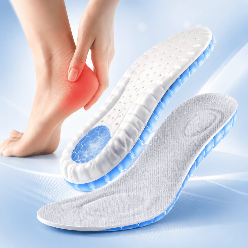 Palmilha Ortopédica 4D Anatômica Alto Conforto Tênis Sapatos