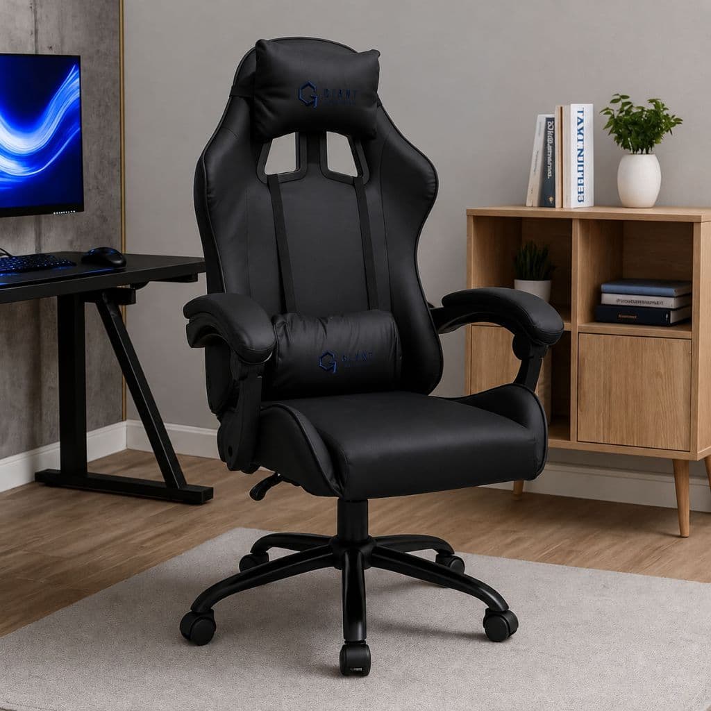 Cadeira Gamer Profissional Escritório Ergonômica Reclinável Confortável Com Rodinha 150KG