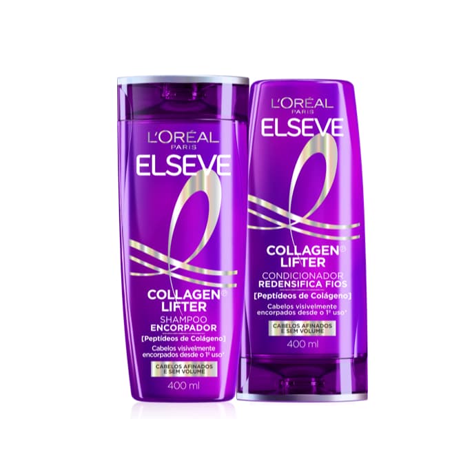 KIT ELSEVE COLÁGENO LIFTER - Shampoo 400 ml + Condicionador 400 ml