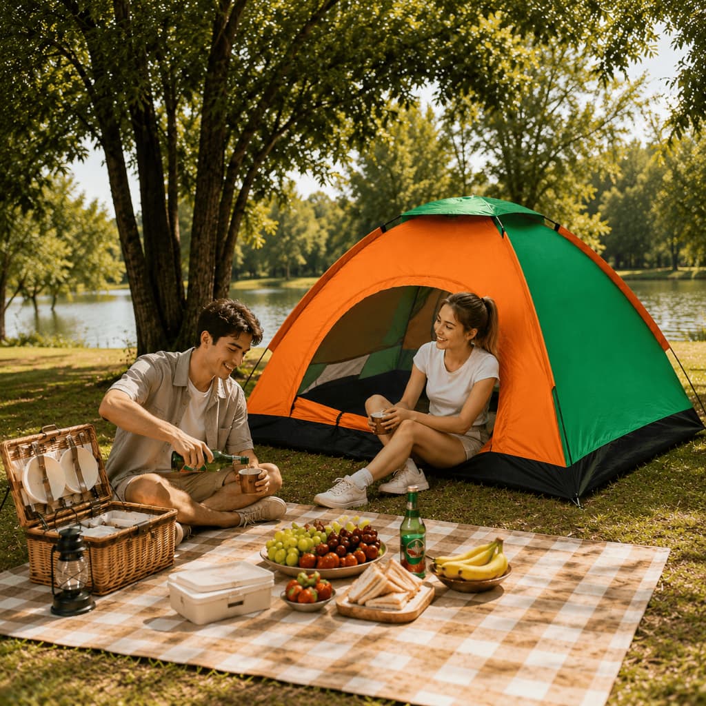 Barraca Camping 2 Lugares Monta Acampar