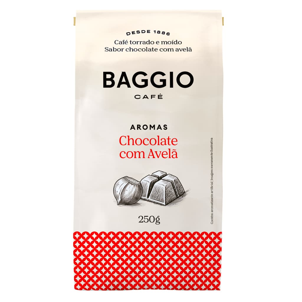 Baggio Café - Café Torrado e Moído Aromas Chocolate com Avelã 250g