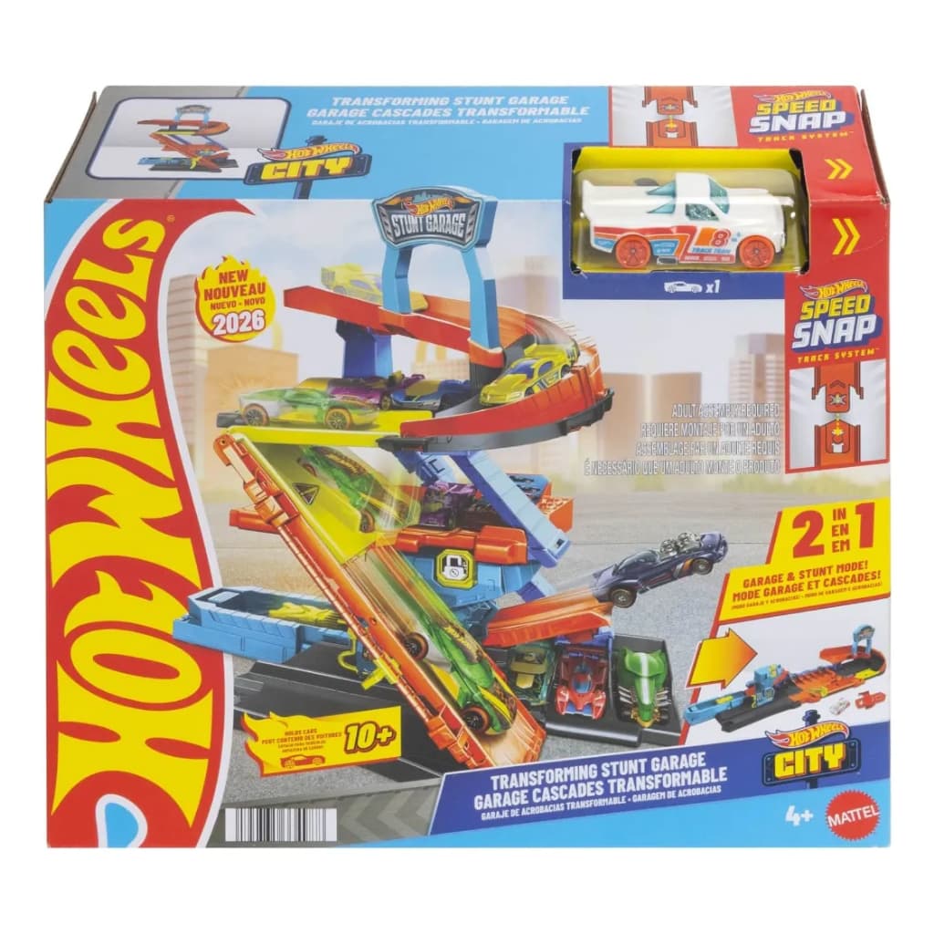 Pista Hot Wheels City - Garagem De Acrobacias - Mattel Jhl94