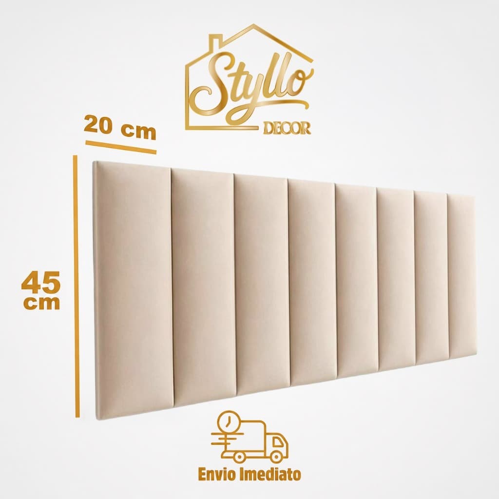 Cabeceira De Cama Box Premium Adesiva 45x20 - Casal-queen- King -super King- !!!envio Imediato!!!