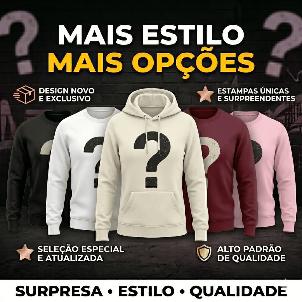 Blusa De Moletom Feminina Estampa Surpresa Cor Surpresa Streetwear Blusas De Frio