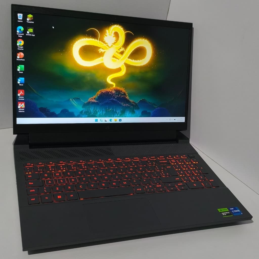 Notebook Gamer Dell G15, Core i7 13650HX, RTX 3050 16GB RAM DDR5, 512GB SSD NVMe, 15.6 FHD IPS 120Hz