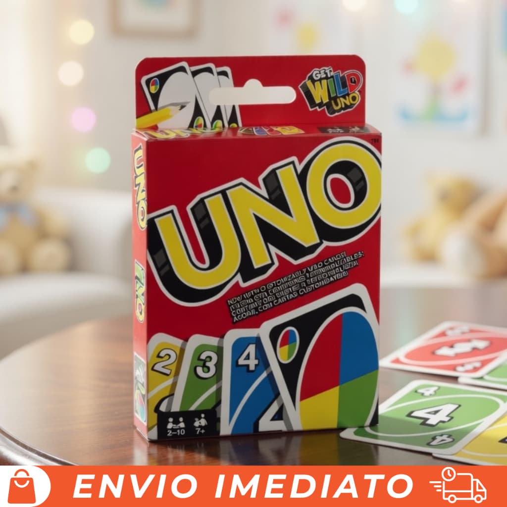 UNO Jogo de Cartas Edição Clássica – Baralho de Alta Qualidade com Cartas Premium