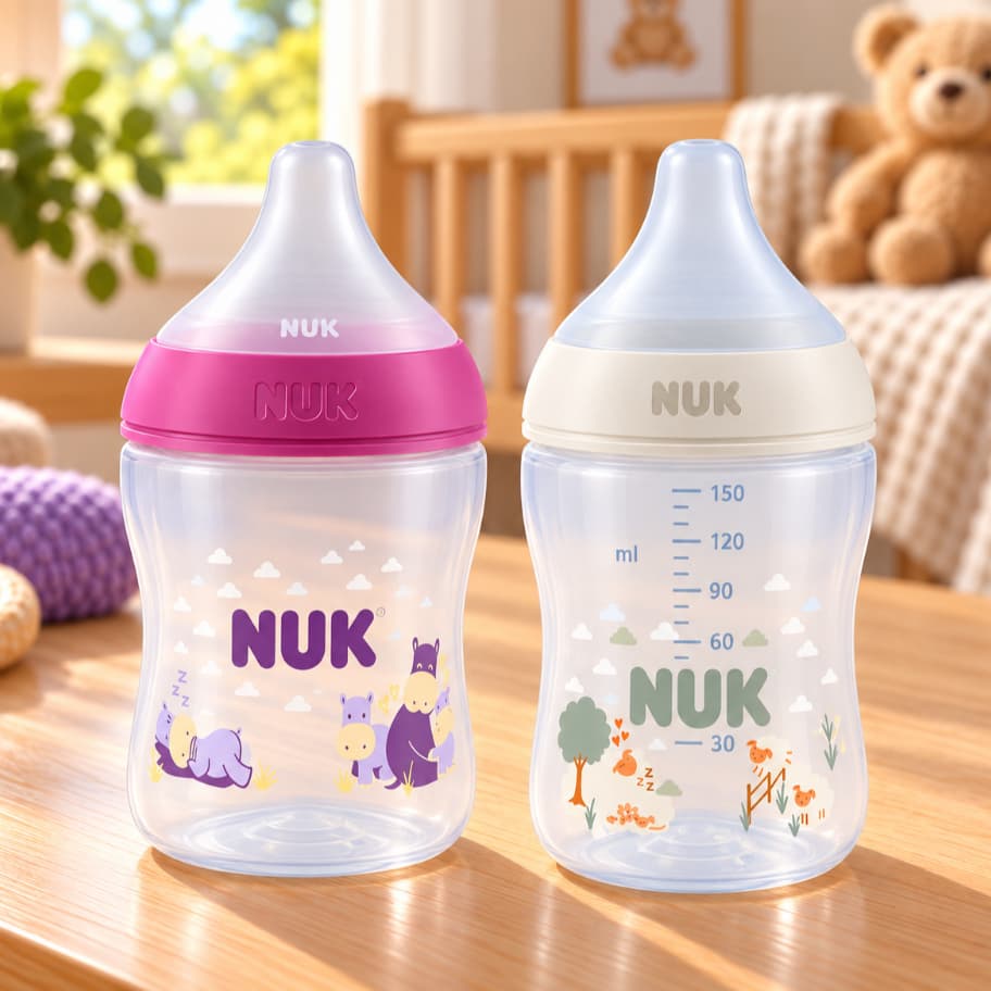 Mamadeira NUK Perfect Match 150ml Fluxo Lento Air System Infantil Controle Temperatura 0m+