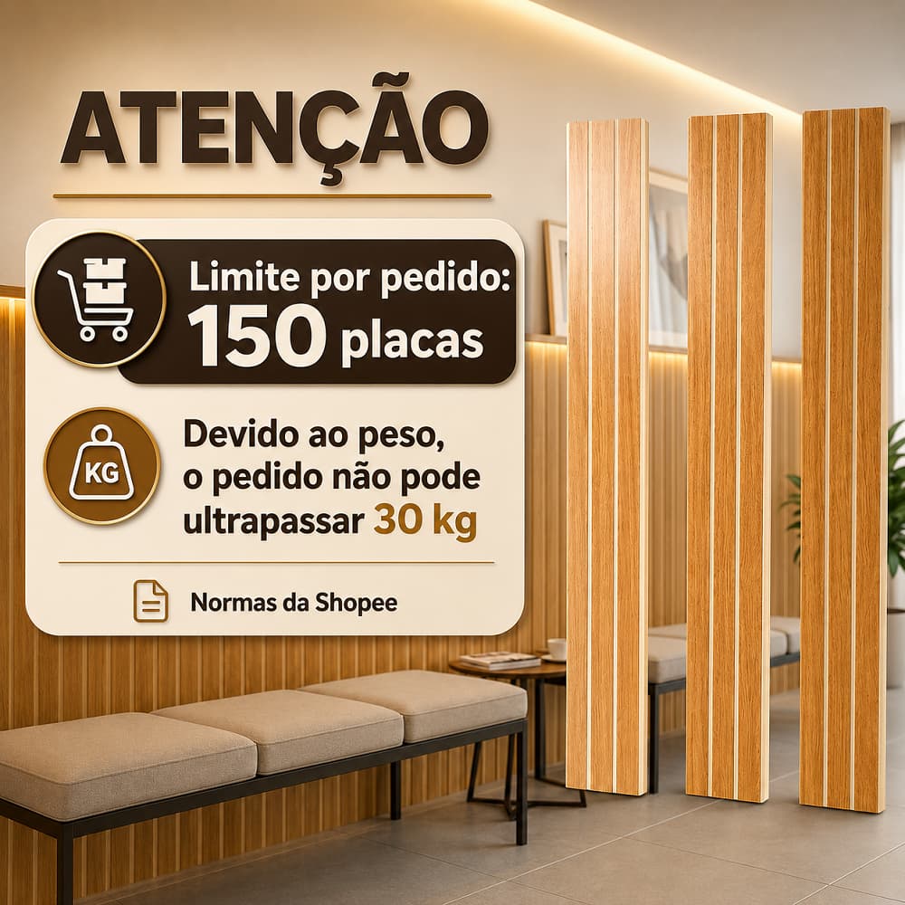 Kit 5 até 20 Painel Ripado de Madeira para TV 90x11cm Ripado Autocolante Decoração Quarto Decoração