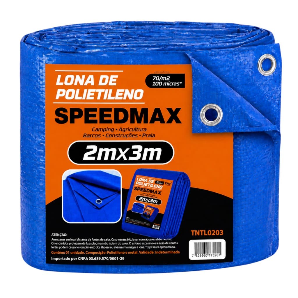 Lona 3x2 Azul Impermeavel Piscina Barraca Camping Telhado