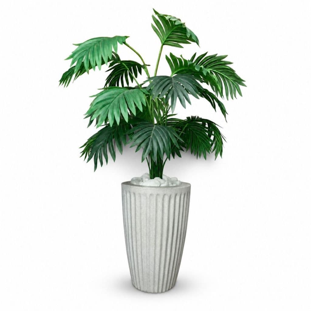 Planta Artificial Palmeira Com Vaso Polietileno
