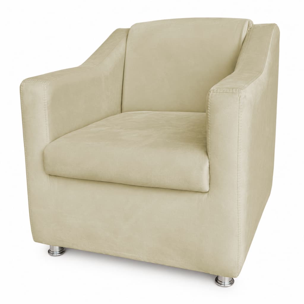 Envio Imediato - Poltrona SUEDE Decorativa Dilla Consultório, Recepção, Sala, Escritório