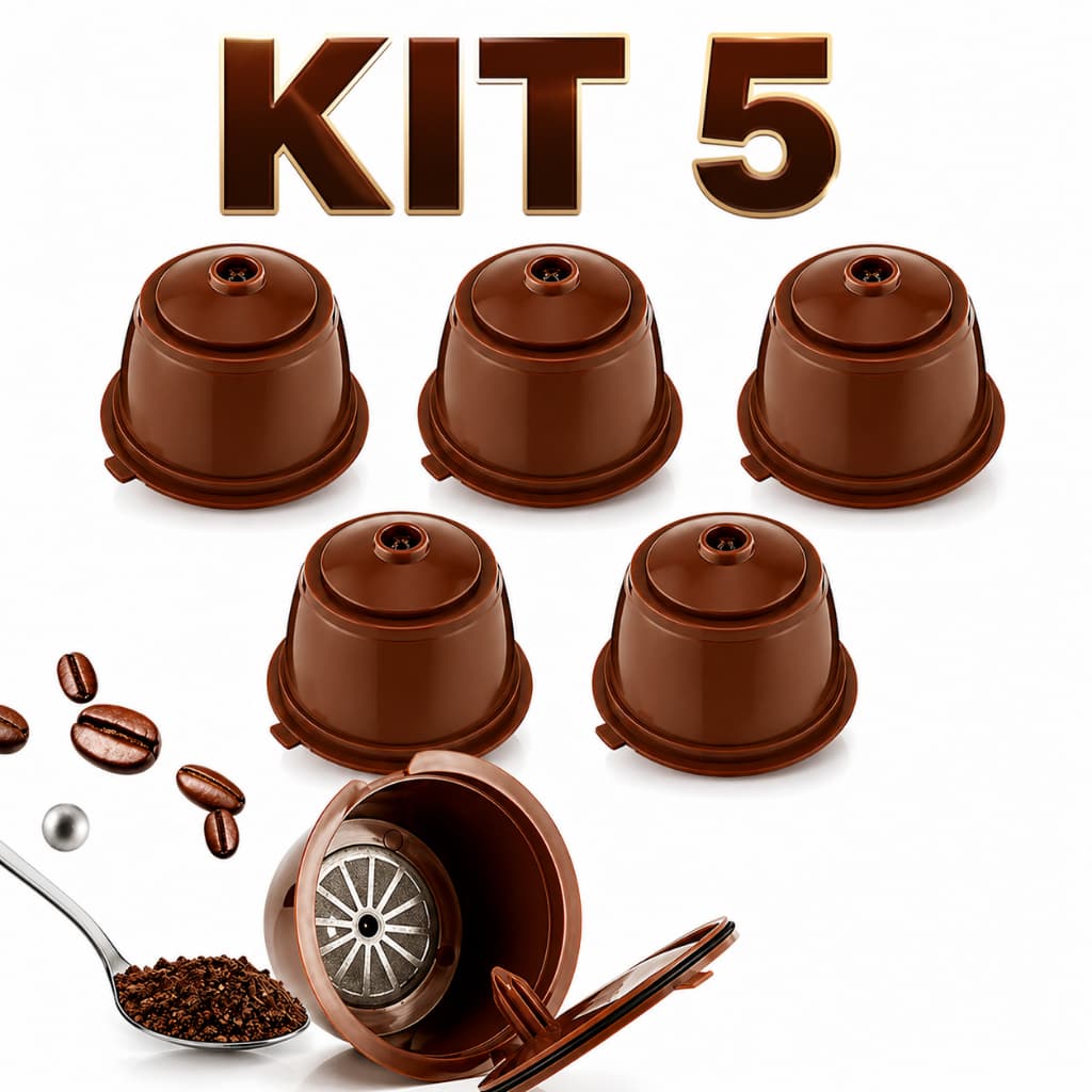 Capsula Dolce Gusto Reutiliavel Café Chá Cappucino