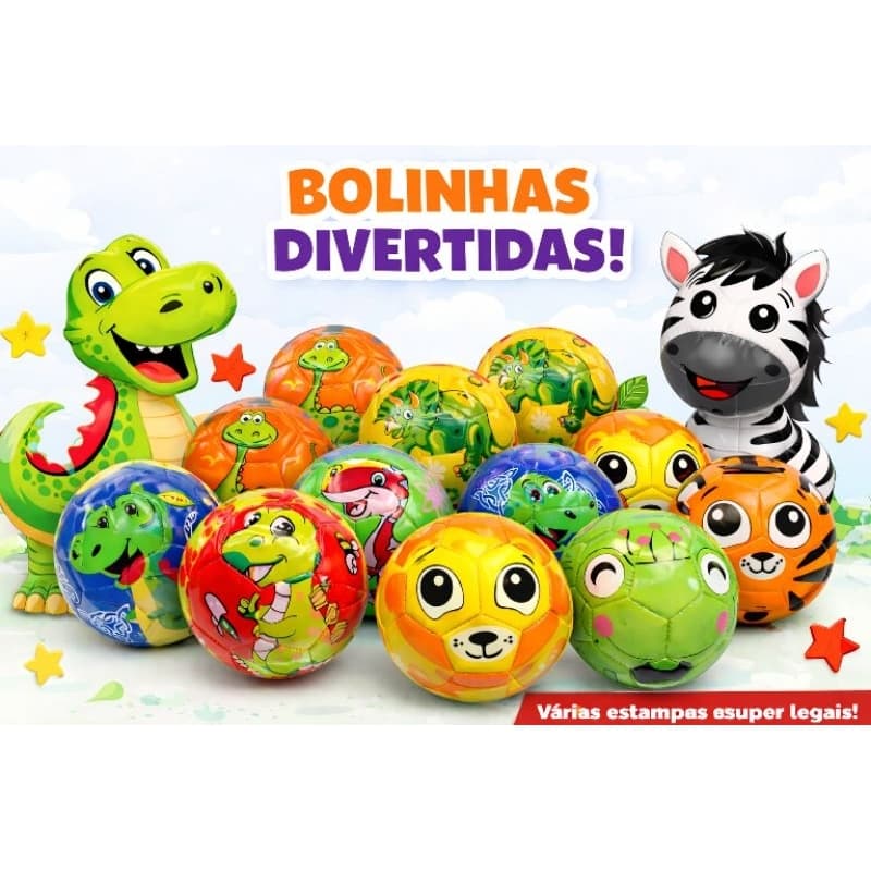 Bolas De Futebol Colorida Infantil Brinquedos Para Crianças 2 ou 3 bolas ou Unidade
