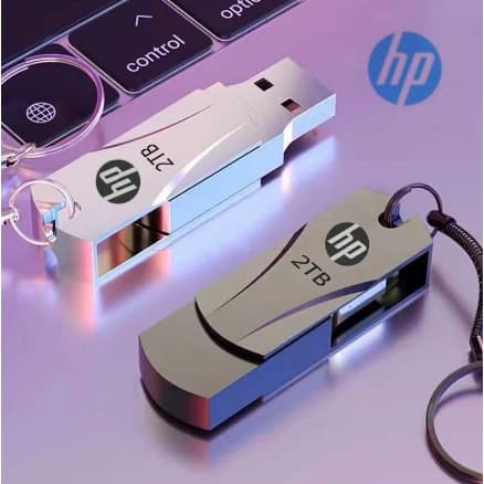 Pendrive HP USB 2.0 Metal 2TB Giratório De Alta Velocidade Para Smartphone/Notebook/PC Android