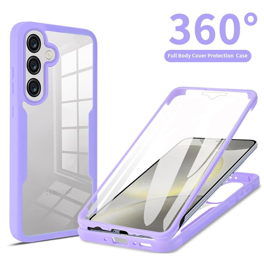 360° Proteção Capa Capinha Para Samsung Galaxy A37 A57 A17 A05 A07 A27 A26 A36 A56 5G A14 A15 A24 A25 A34 A54 A35 A55