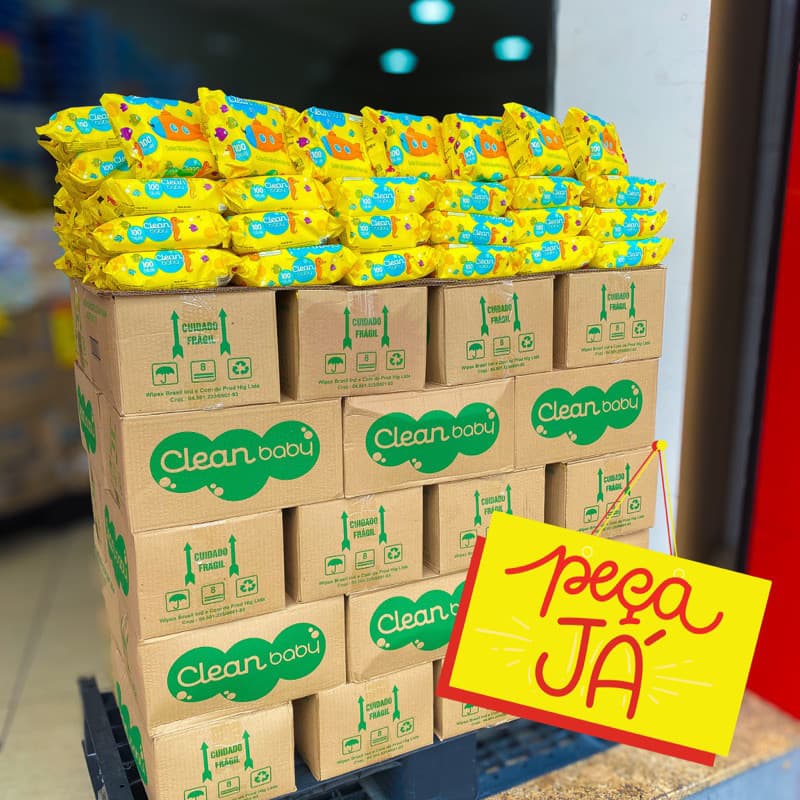 Kit Lenços/Toalhas Umedecida Kit Higiene Bebe