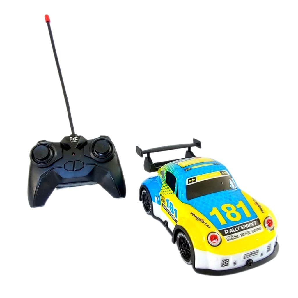 24319 - Carrinho com Controle Remoto 1/24 Zippy (Azul/Amarelo)