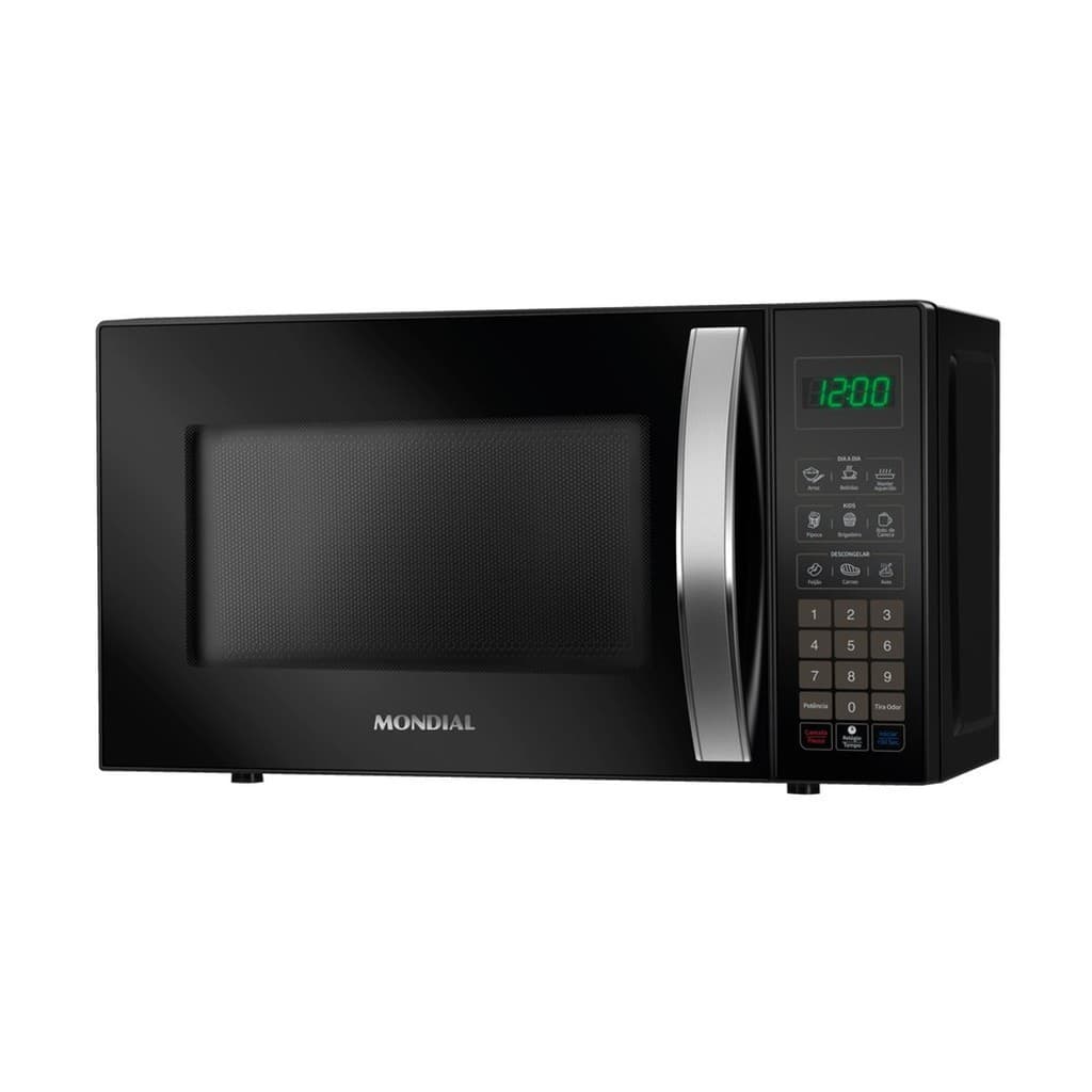 Micro-Ondas Mondial 21 Litros MO-01-21-B Preto 1200W Display Digital