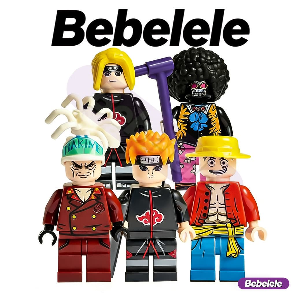 Miniaturas de bonecas, bonecas de blocos de construção, brinquedos de aniversário