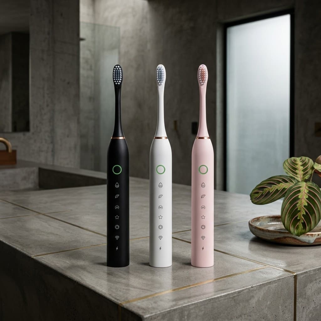 Escova de Dente Elétrica Ultra Sônica com Temporizador Inteligente
