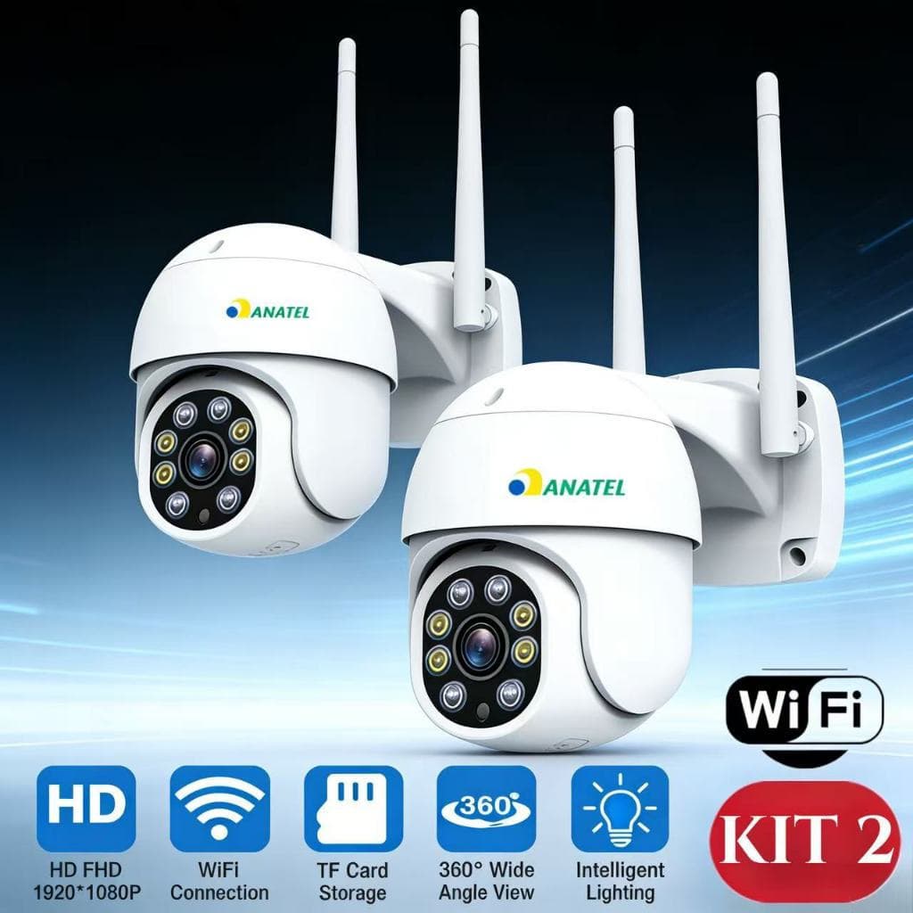 Câmera De Segurança Infravermelha À Prova D'água Com 360 ° Luz LED Externa Sem Fio , Aplicativo Wi-Fi 2.4G V720