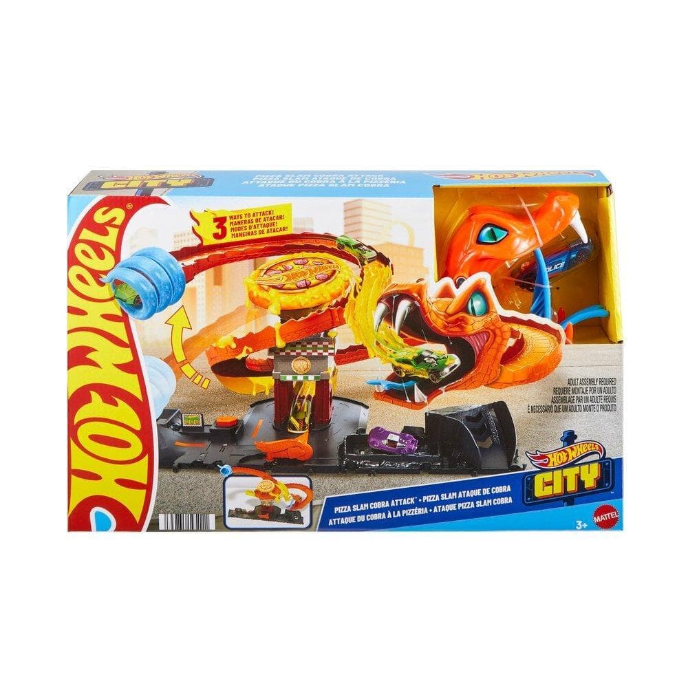 Pista Hot Wheels Ataque de Cobra vs Pizzaria HTN81