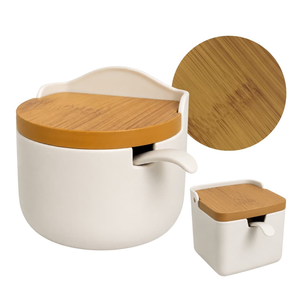 Porta Temperos Saleiro Premium em Plástico Resistente com Colher Inclusa