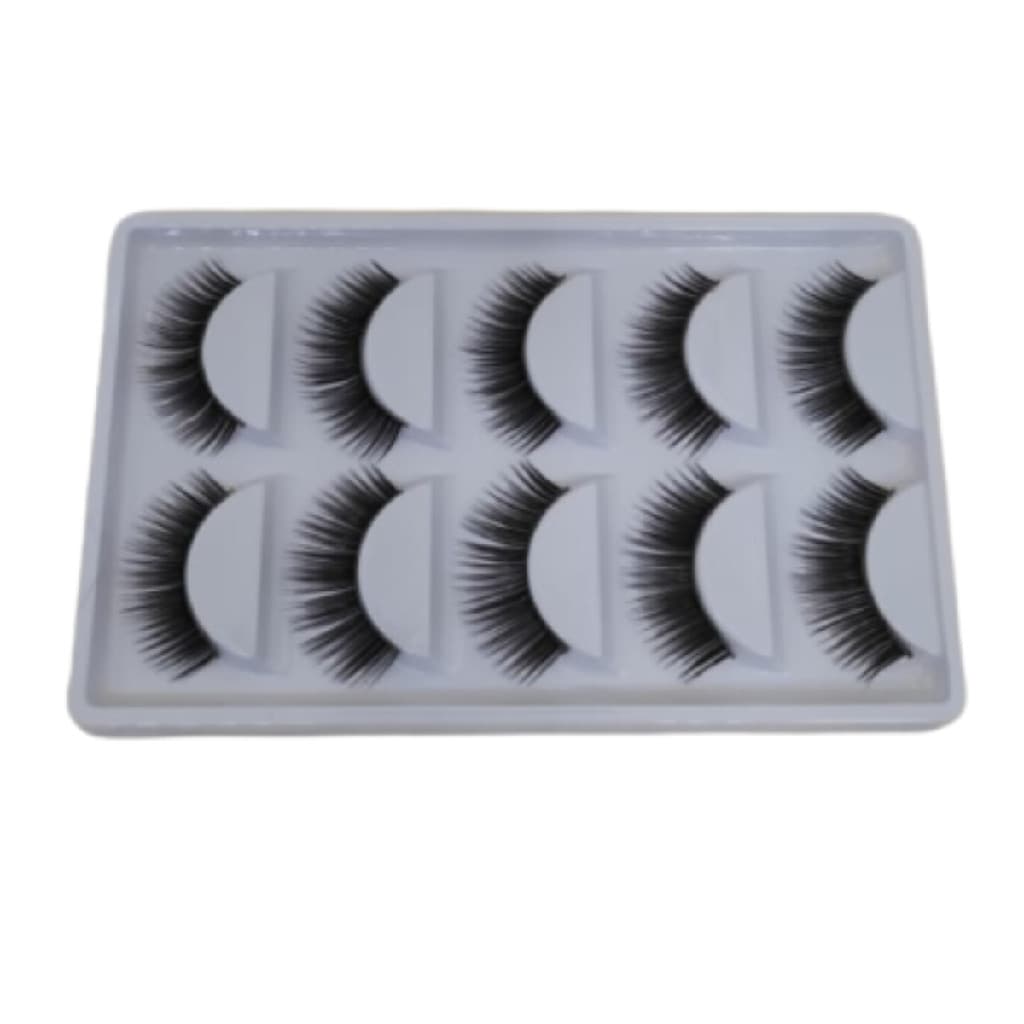 5 Pares Cilios Posticos Big Volumoso Profissional Longos Beleza Da Mulher Reutilizavel Facil Colocar
