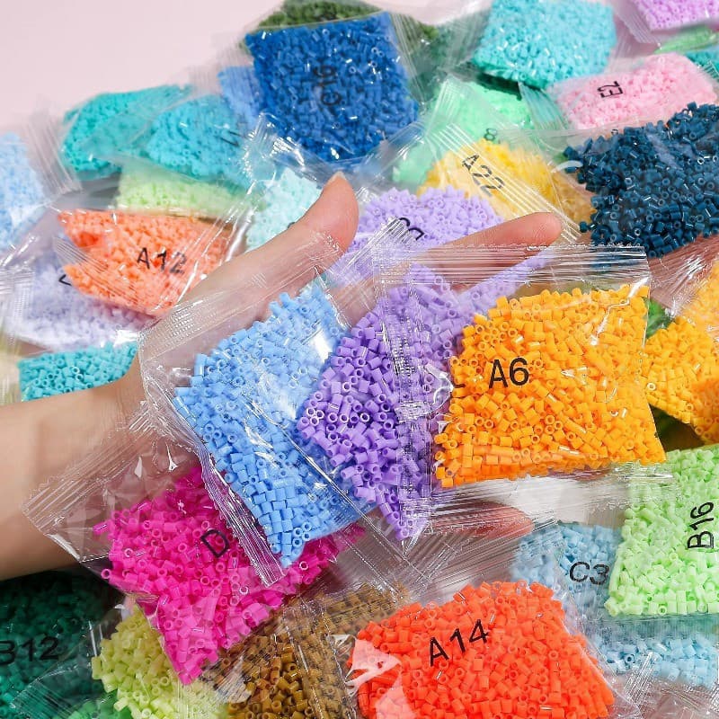 1000 Peças/Pacote de Pérolas Fusíveis Hama de 2,6mm para Artesanato DIY, Presente, Decoração de Casa, Quebra-Cabeça V789