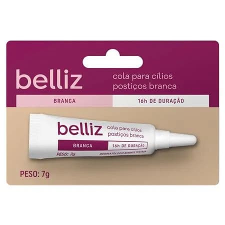 Cola Para Cilios Posticos Belliz 7g Branca