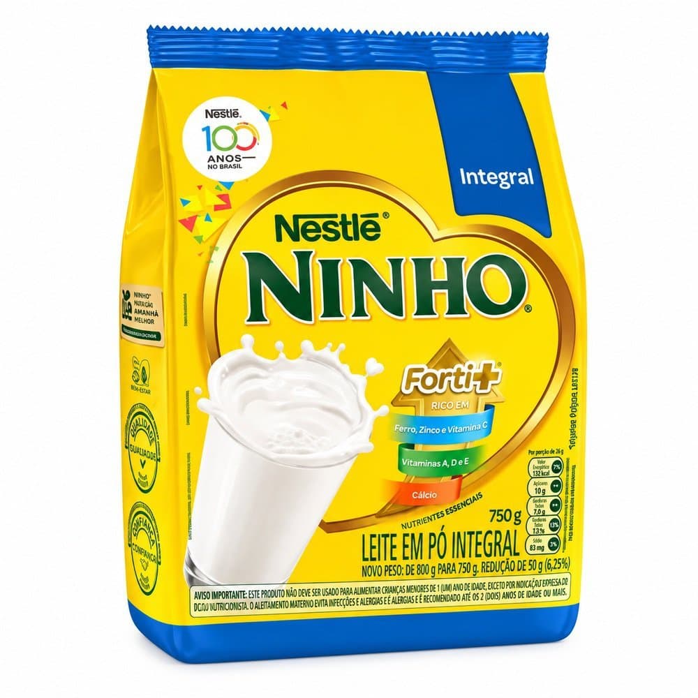 Leite Em Po Ninho Integral 750g Nestle