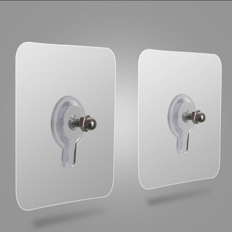 20 Uni 8Mm Gancho De Parede Adesivo Multiuso Para Pendurar Quadros UtensíLios De Cozinha Banheiros