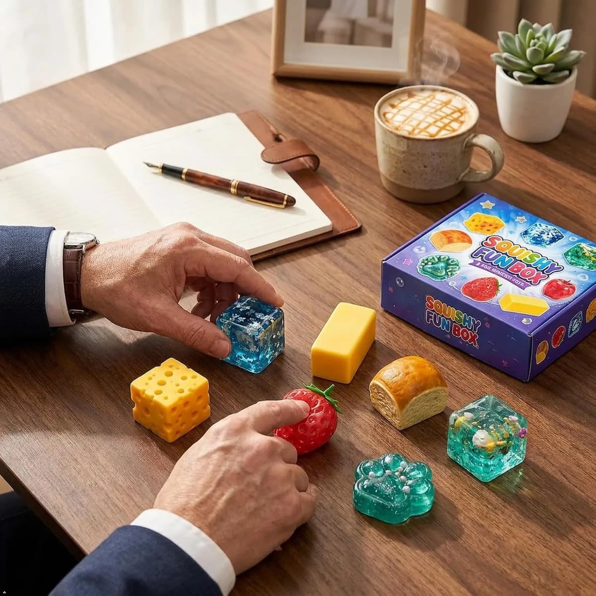 Mystery Squishy Box Set Slow Rising Malt Sugar Stress — imagem 2