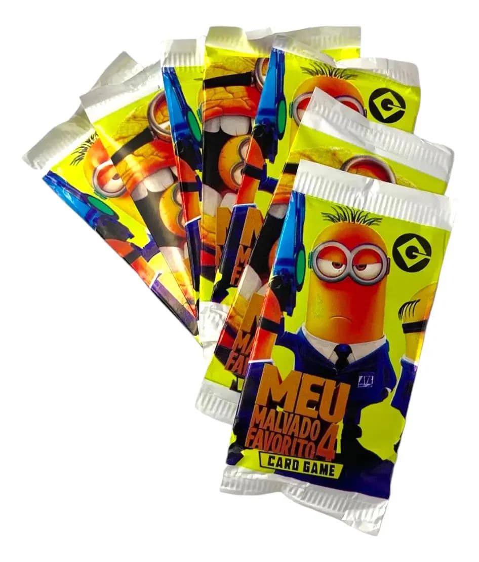 Kit 200 Cards = 50 Pacotinhos/cartas/figurinhas/cartinhas Minecraft Personagem Cards Minecraft